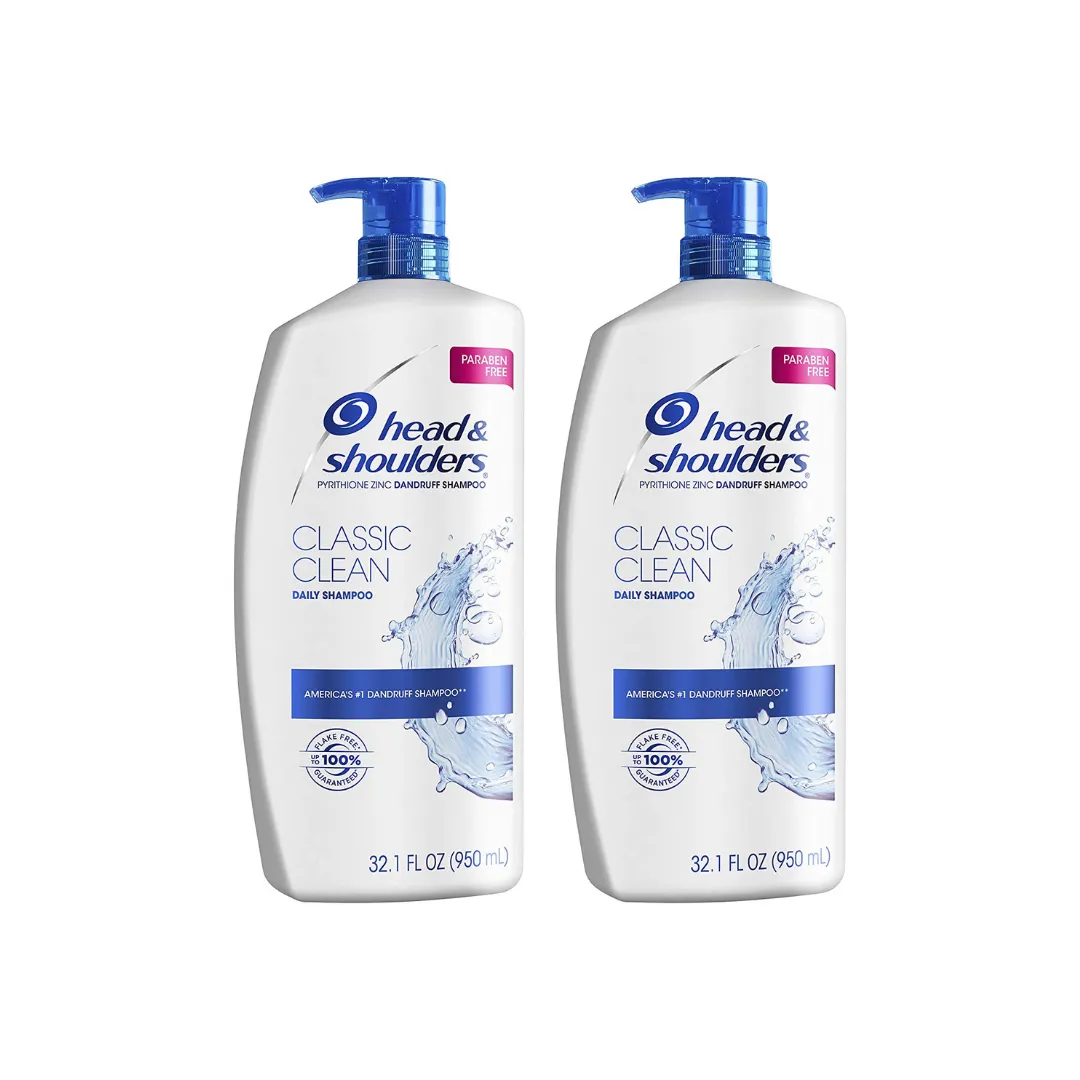 2 Big Bottles Of Head and Shoulders Shampoo (4 Styles)