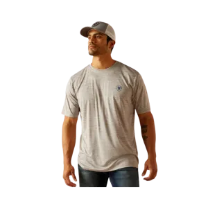 Ariat Men's Charger Spirited Light Gray Heather Shirt