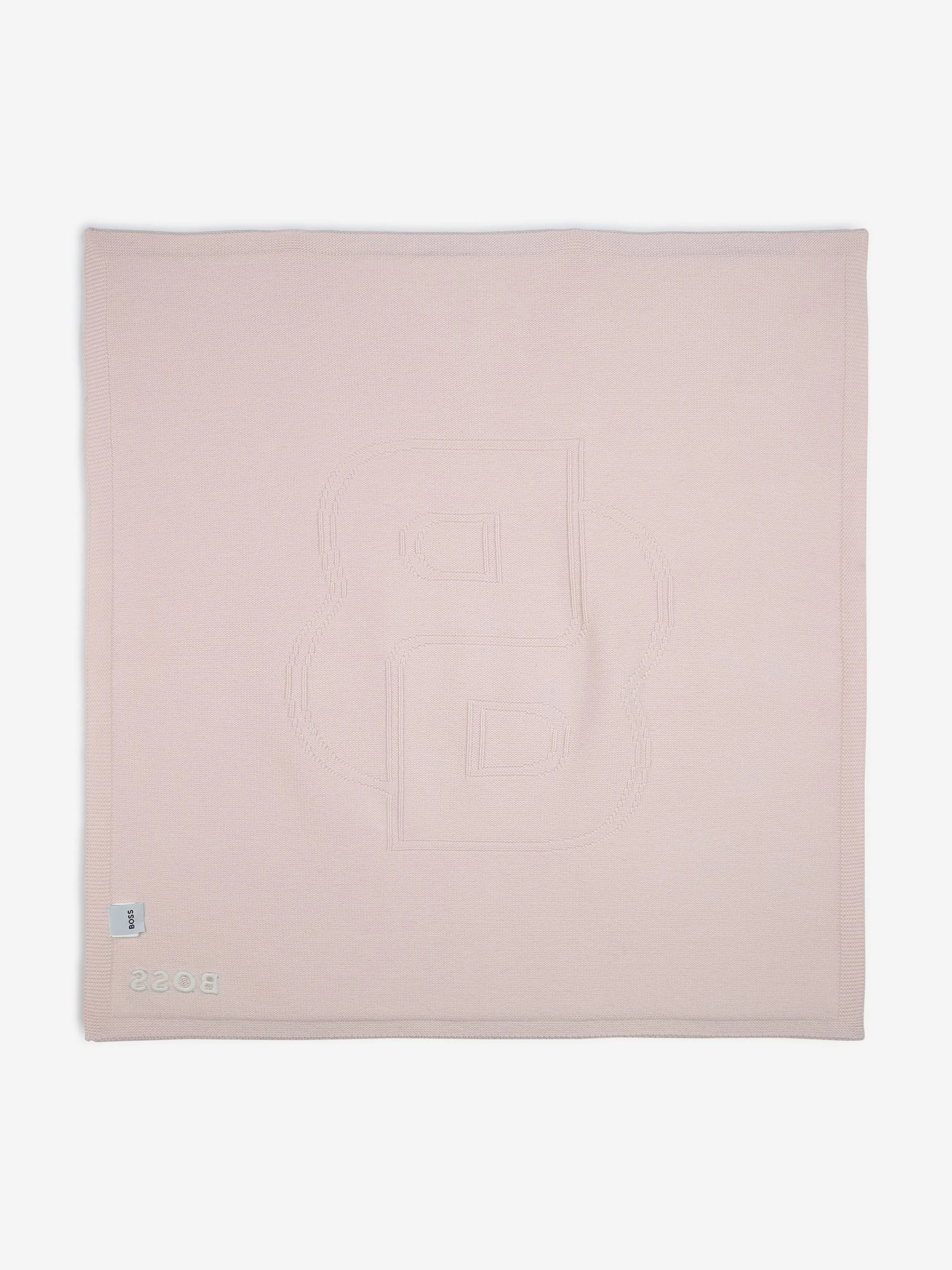 BOSS Baby Girls Embroidered Logo Blanket in Pink