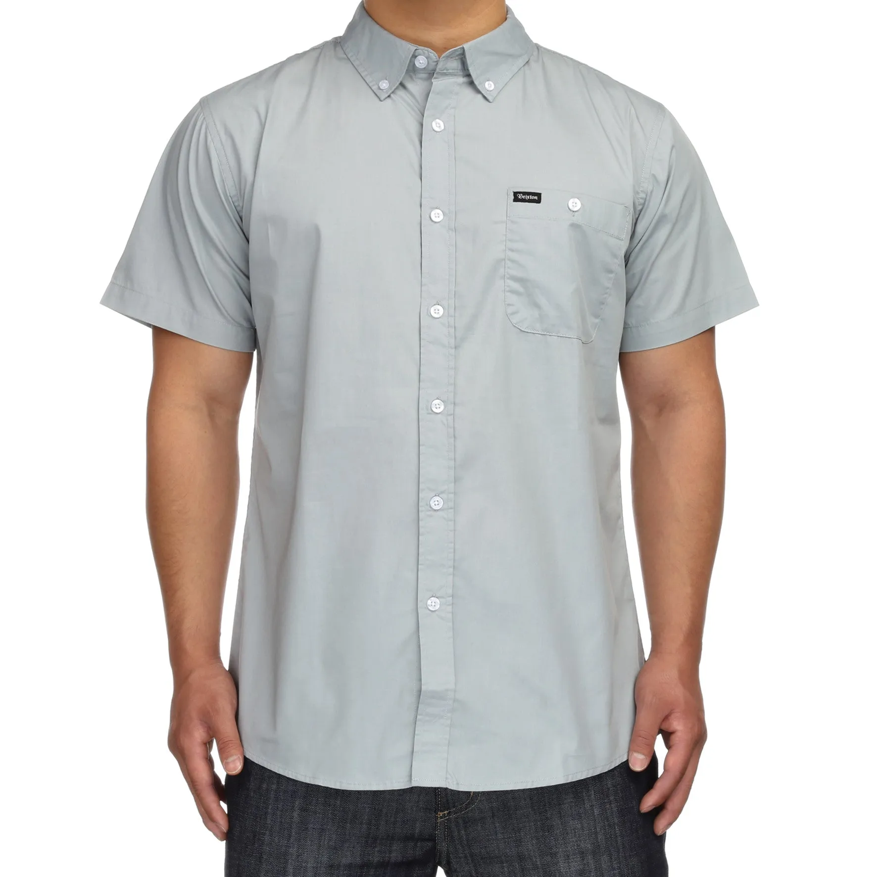Brixton Central S/S Woven - Haze