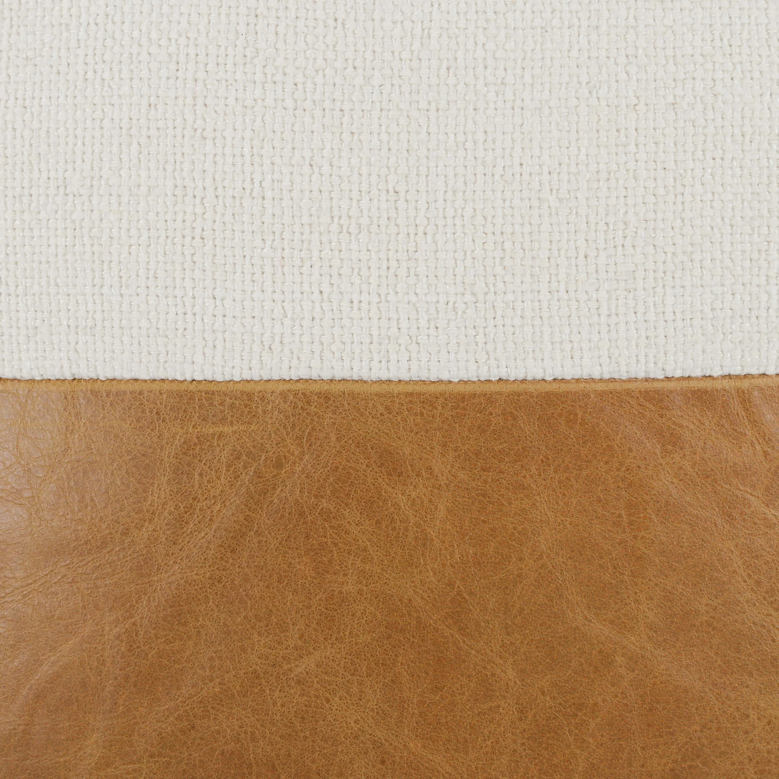 Canyon Pillow, Ivory/Chestnut