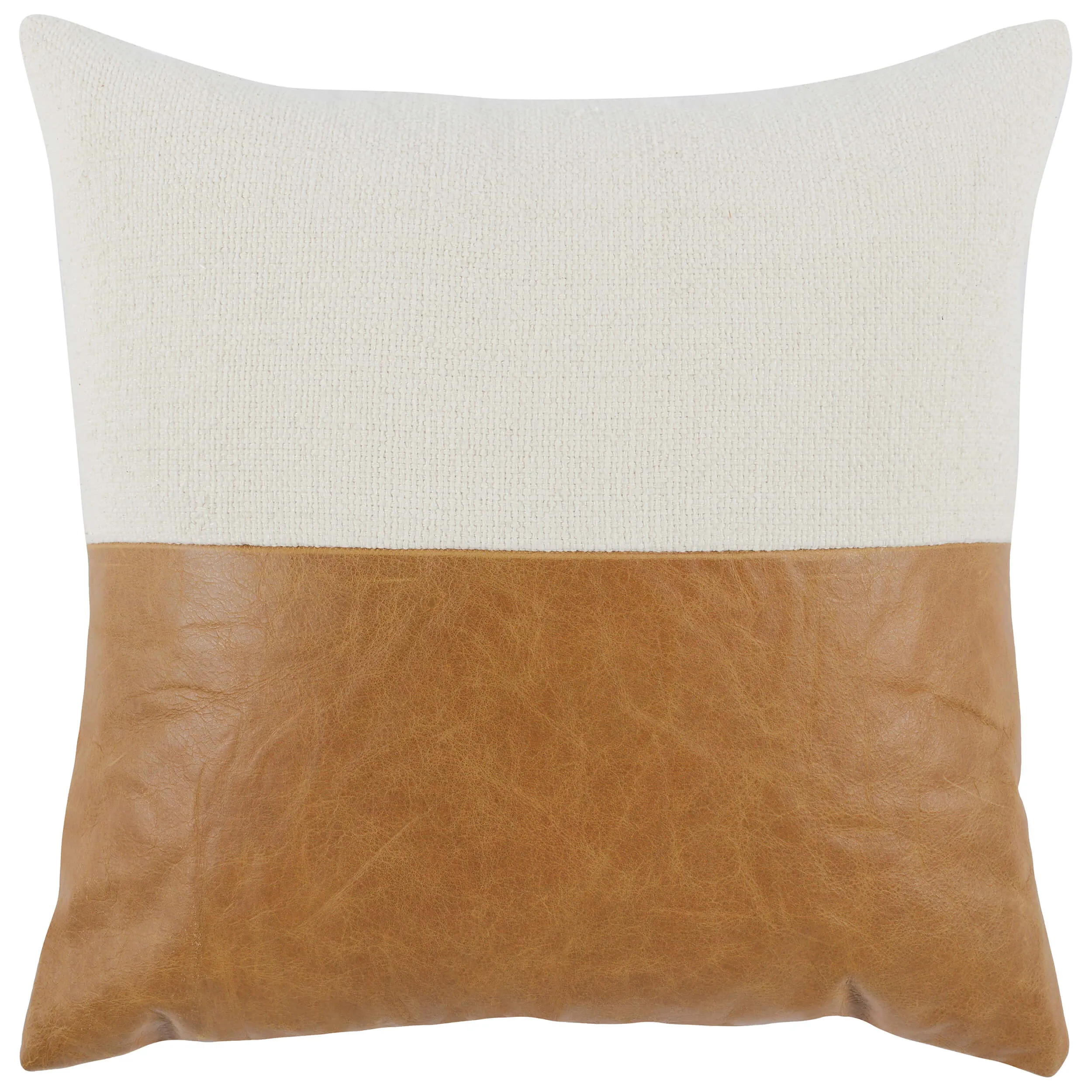 Canyon Pillow, Ivory/Chestnut