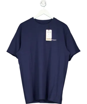 Carhartt WIP Blue Script Embroidery T-shirt UK M
