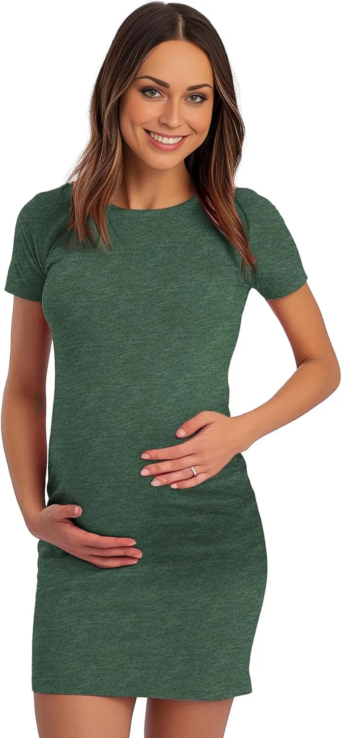 Decrum Women's Maternity Shirts - Pregnancy Maternity Dress Soft and Comfortable for Pregnant Women