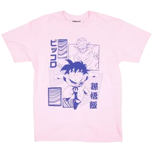 Gohan and Piccolo Pink Tee