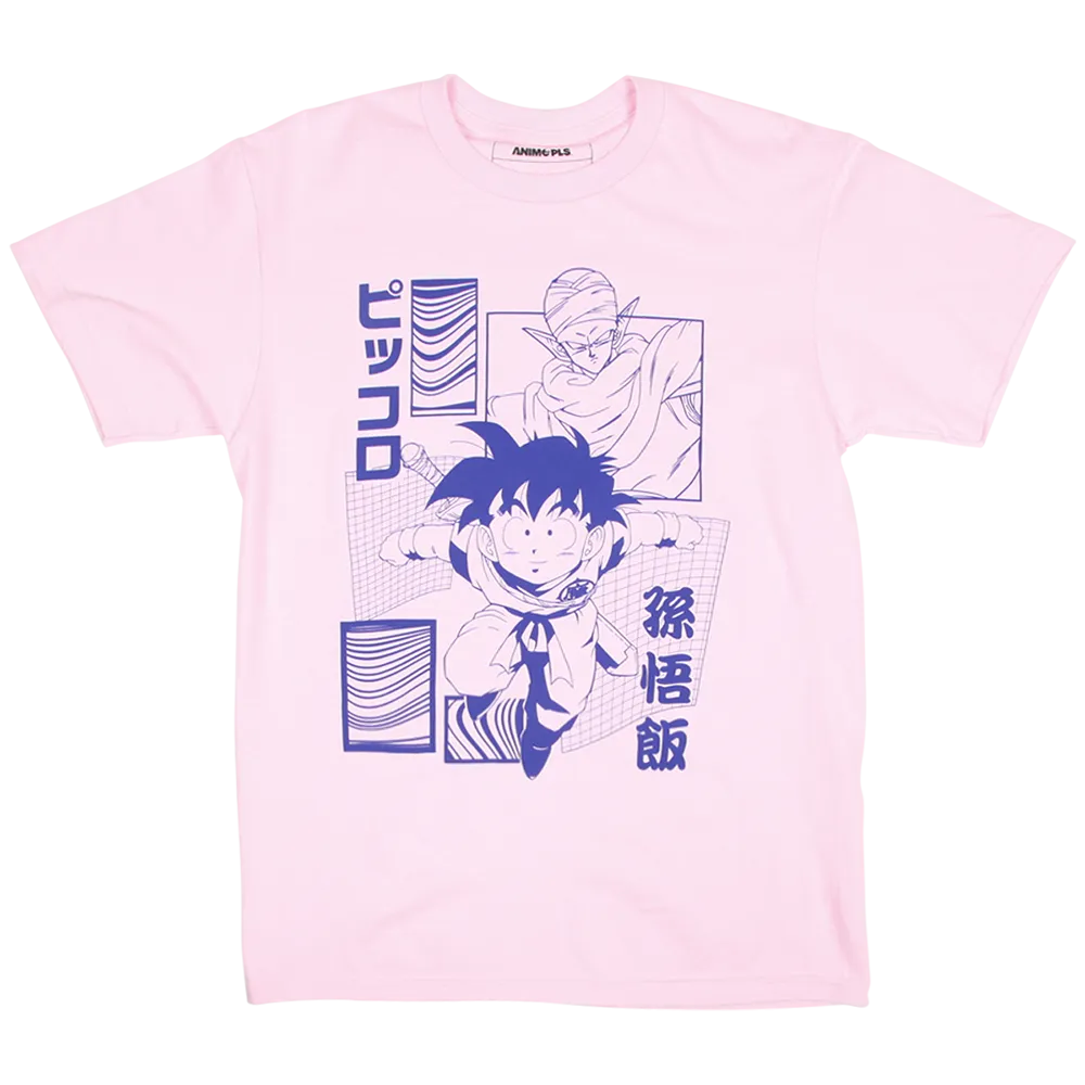 Gohan and Piccolo Pink Tee