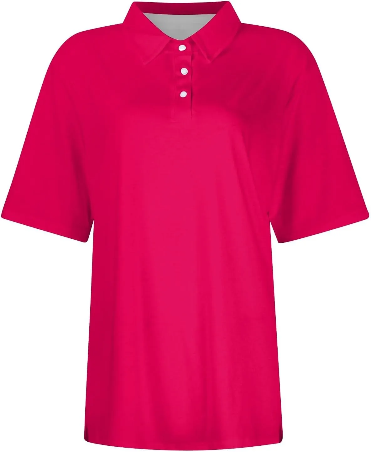 Golf Polo Shirts for Women 2025 Summer Quick Dry Short Sleeve Button Down Shirt Dressy Casual Lightweight Work Tops