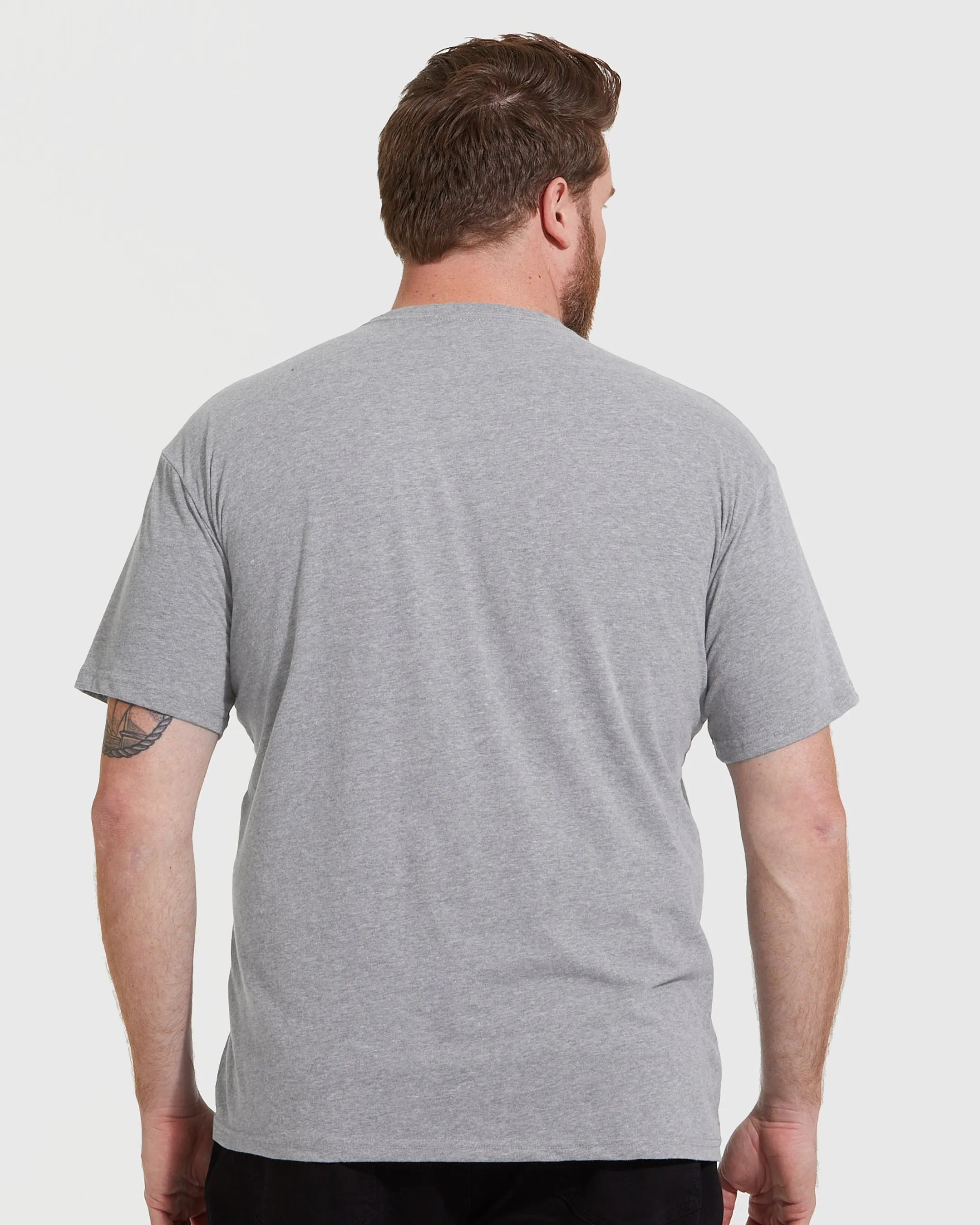 Heather Gray Short Sleeve Crew Neck Tee