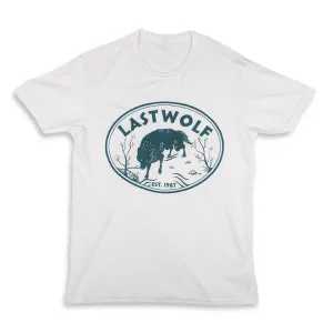 HUNTING WOLF TEE SHIRT  - WHITE
