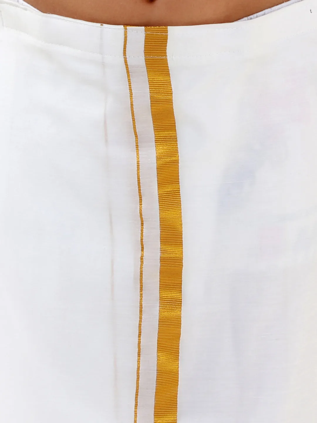 Jashvi Boys' Rose gold Silk Short Sleeves Ethnic Shirt Mundu Vesty Style Dhoti Pant Set