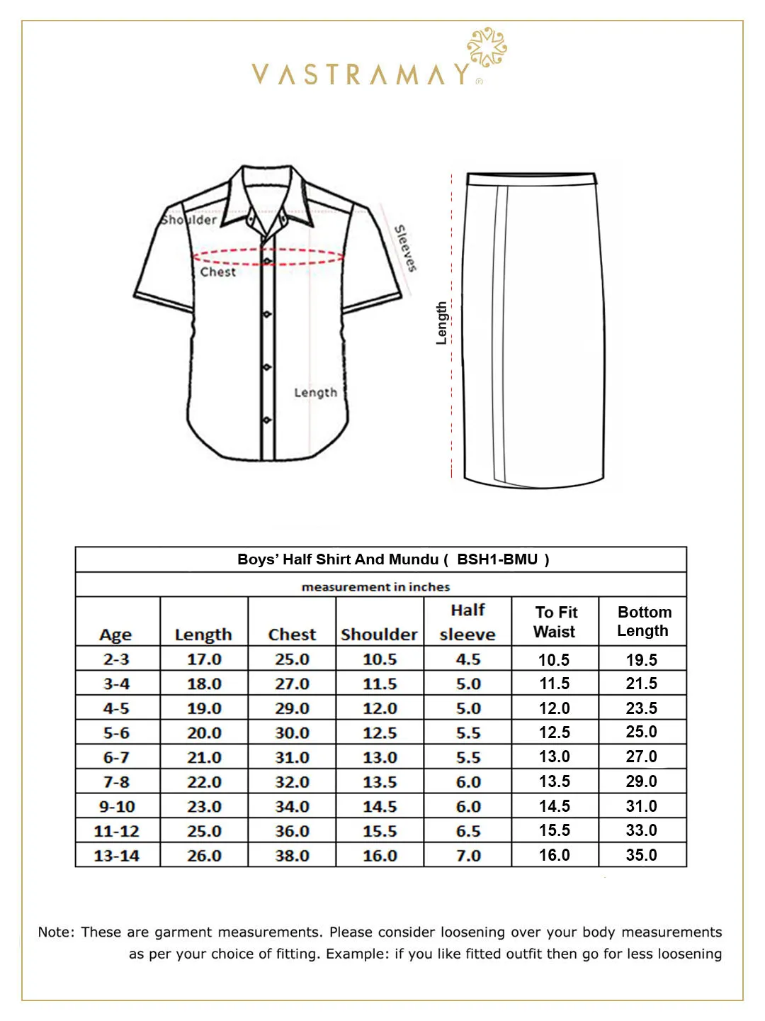 Jashvi Boys' Rose gold Silk Short Sleeves Ethnic Shirt Mundu Vesty Style Dhoti Pant Set
