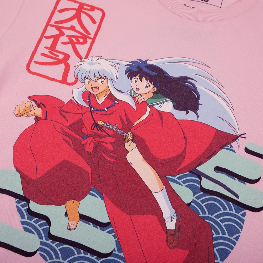 Kagome and Inuyasha Pink Tee
