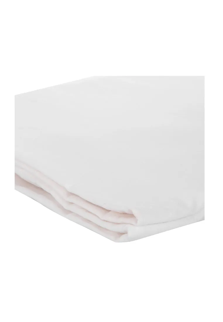 Plain White 3-Piece Bedding Set