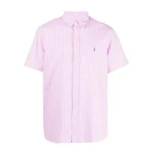 Polo Ralph Lauren Pink Short Sleeve Stripe Shirt