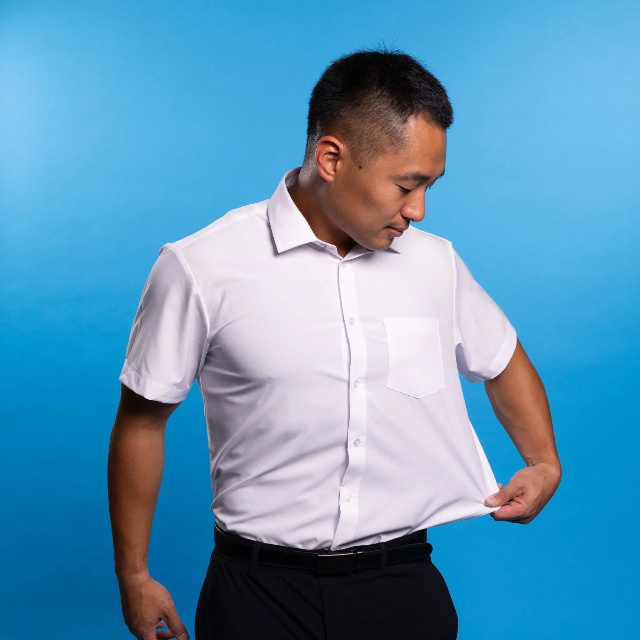 Range Shirt - White Short Sleeve