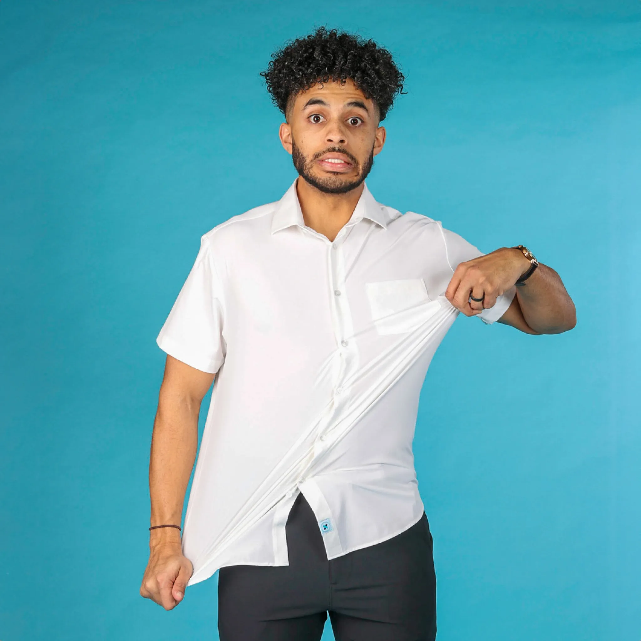 Range Shirt - White Short Sleeve