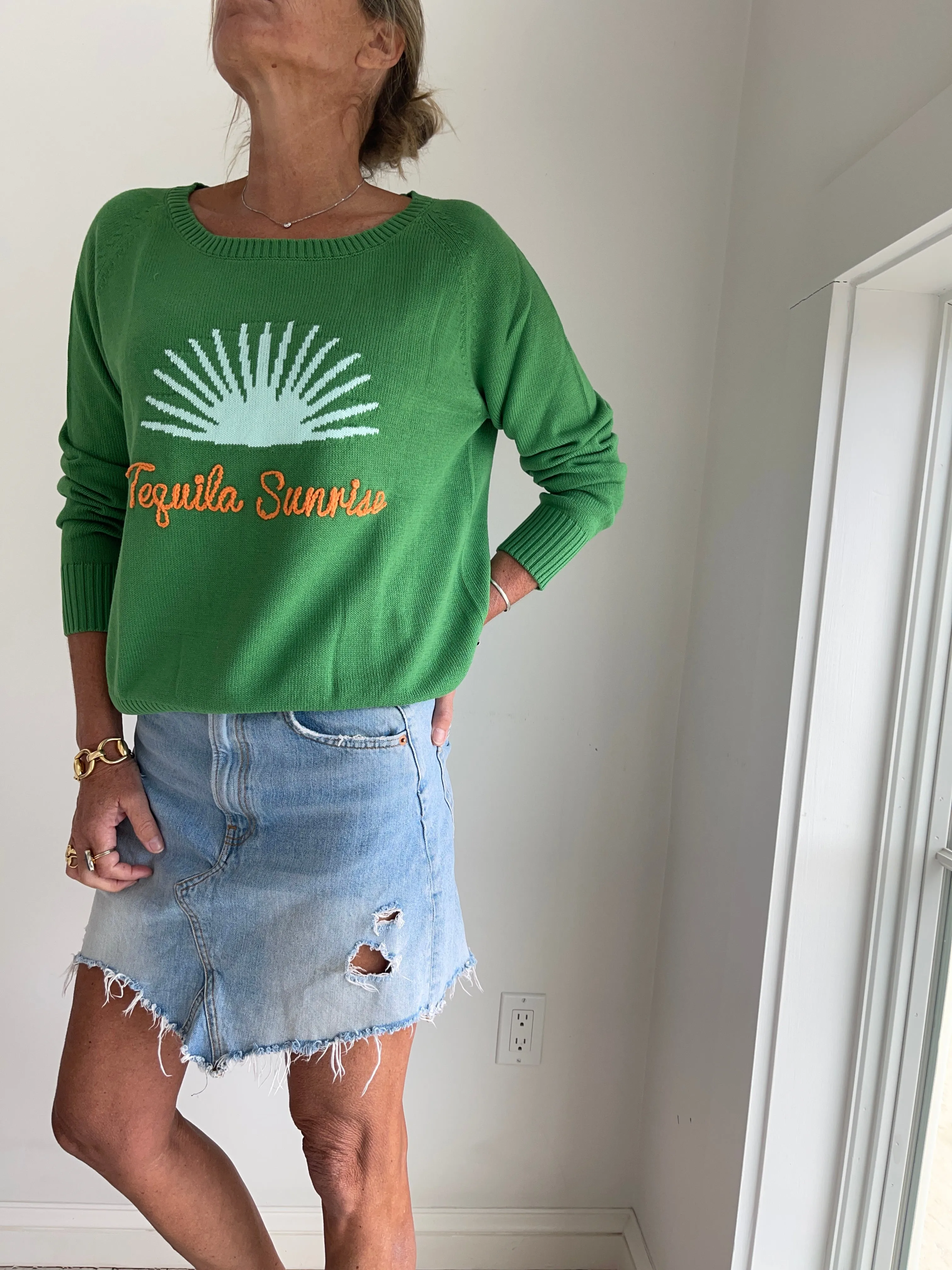 Tequila Sunrise in Green