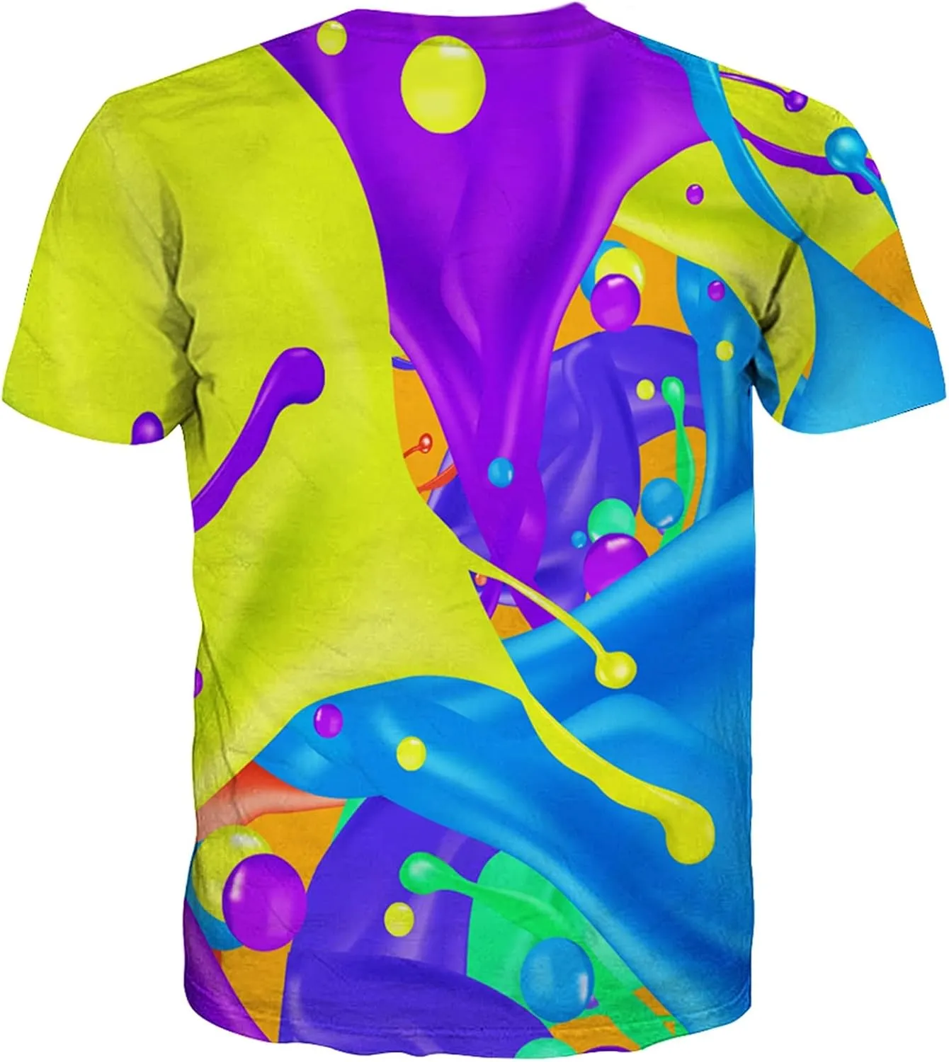 Yasswete Men and Women Shirts Unisex 3D Fashion Printed Shirts for Adults Short Sleeve Top T-Shirts