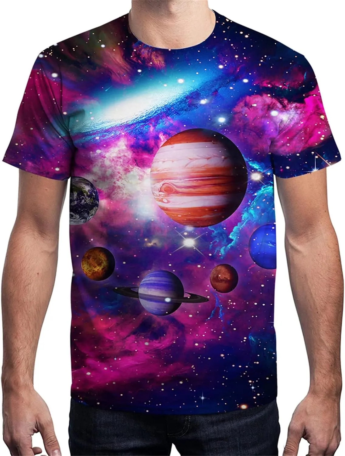 Yasswete Men and Women Shirts Unisex 3D Fashion Printed Shirts for Adults Short Sleeve Top T-Shirts